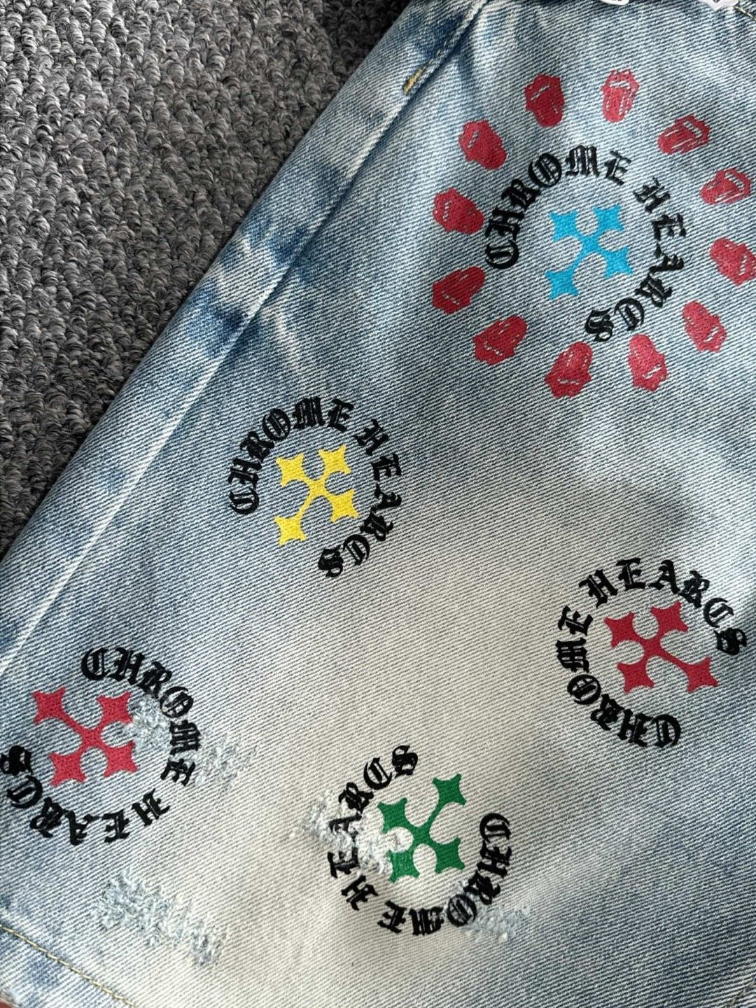 【今日特価】Chrome Hearts 2025SS デニムショートパンツ｜詳細画像