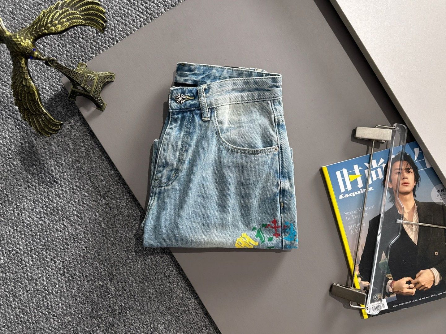 【今日特価】Chrome Hearts 2025SS デニムショートパンツ｜詳細画像