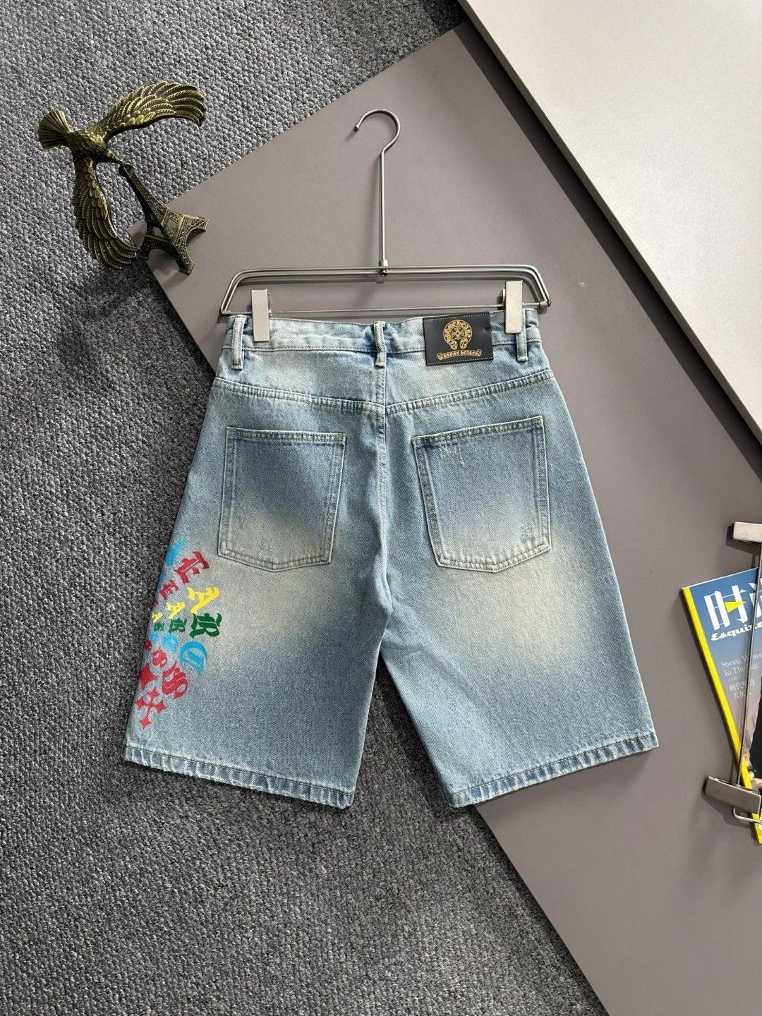 【今日特価】Chrome Hearts 2025SS デニムショートパンツ｜詳細画像
