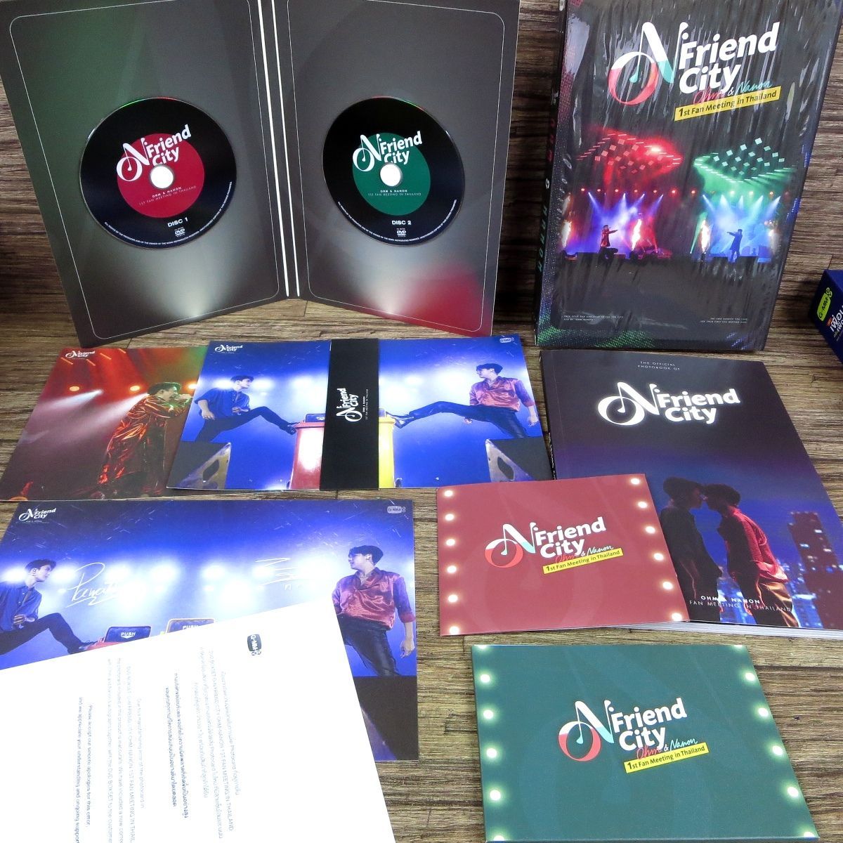 ○Ohm Nanon タイ版DVD-BOX SET2点/GMMTV タイBLドラマ Bad Buddy