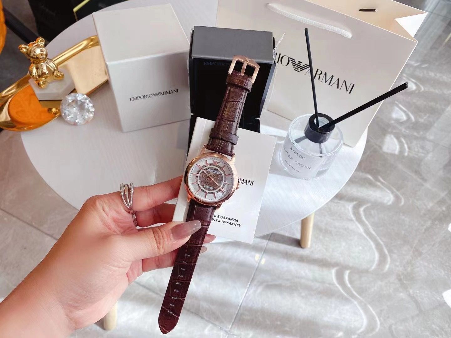 ARMANI アルマーニ メンズ腕時計 42mm｜自動巻き機械式×316L鋼｜本日限定特価新品未使用