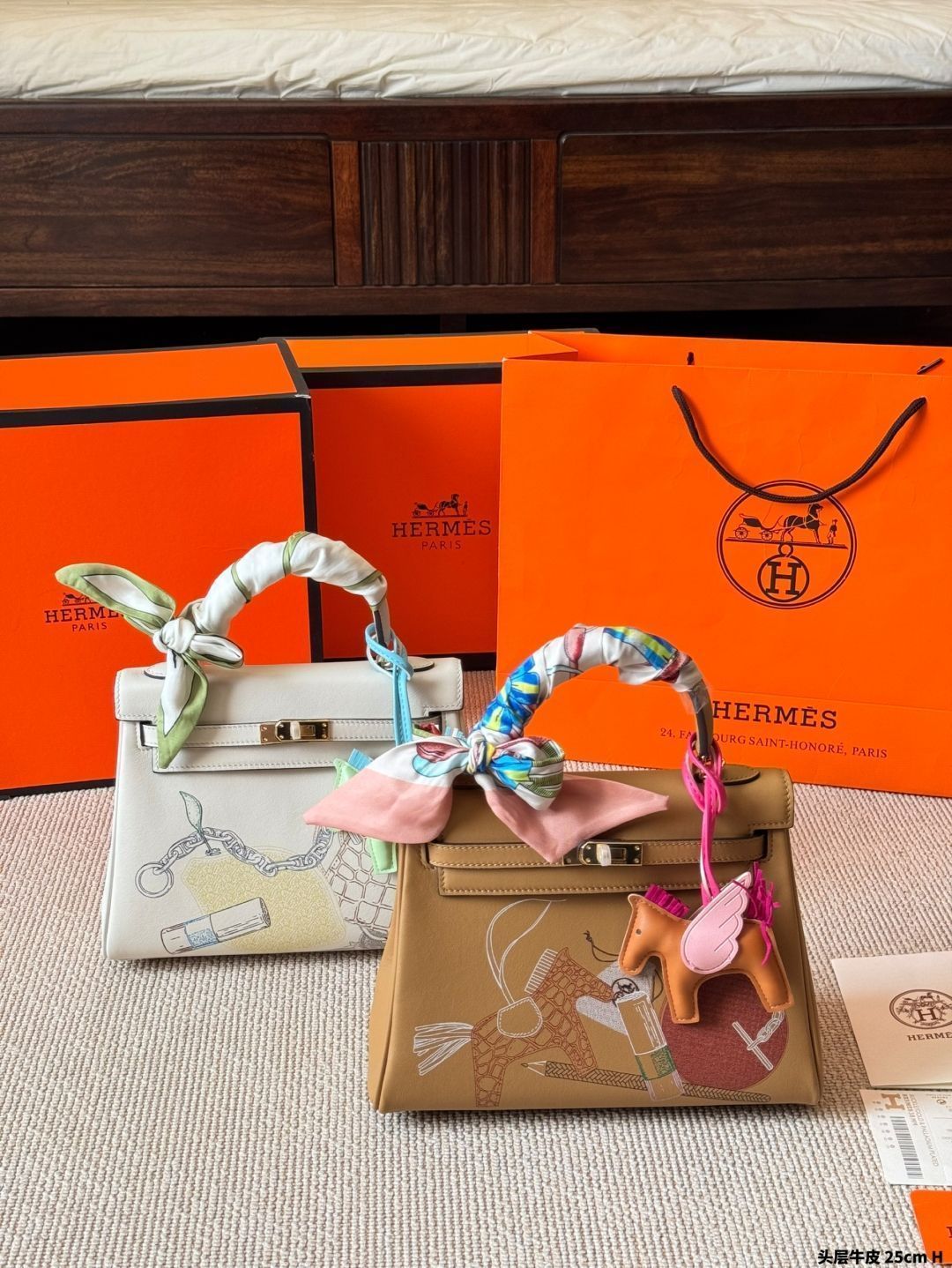 【今日特価】Hermes Kelly25 クリームホワイト ドーディング 限定モデル 