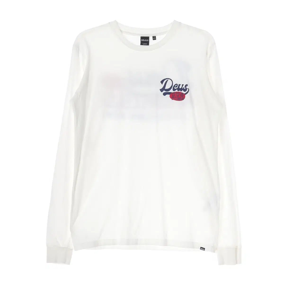DEUS EX MACHINA デウスエクスマキナ バッグプリント ロゴ グラフィック クルーネック 長袖 Tシャツ