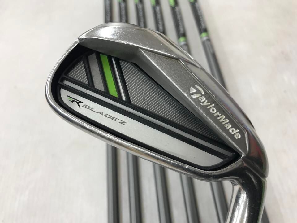 テーラーメイド　ROCKETBLADEZ Green US　ROCKETFUEL 65　Rフレックス　アイアンセット　中古【最短即日発送】
