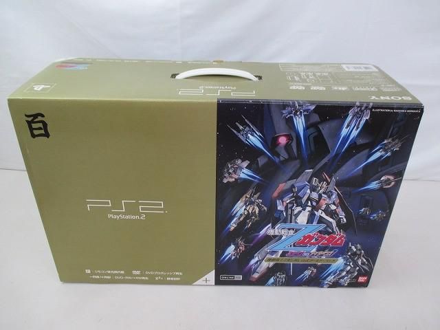 【まとめ売り 中古品】 SCPH-55000 GU 機動戦士Zガンダム 百式ゴールドパック 動作品 箱周辺機器付き