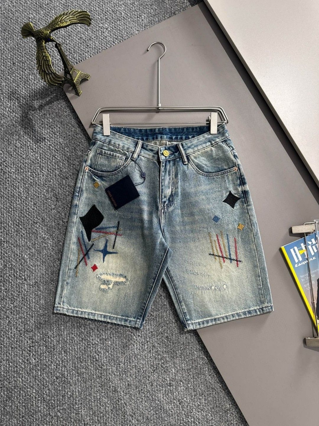 【今日特価】LV 2025SS デニムショートパンツ（日本産デニム使用）