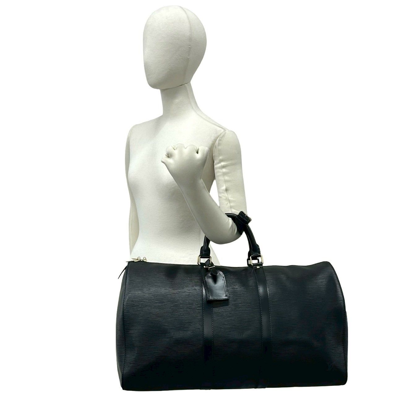 極 美品 LOUIS VUITTON ルイヴィトン ヴィンテージ キーポル 50 エピ
