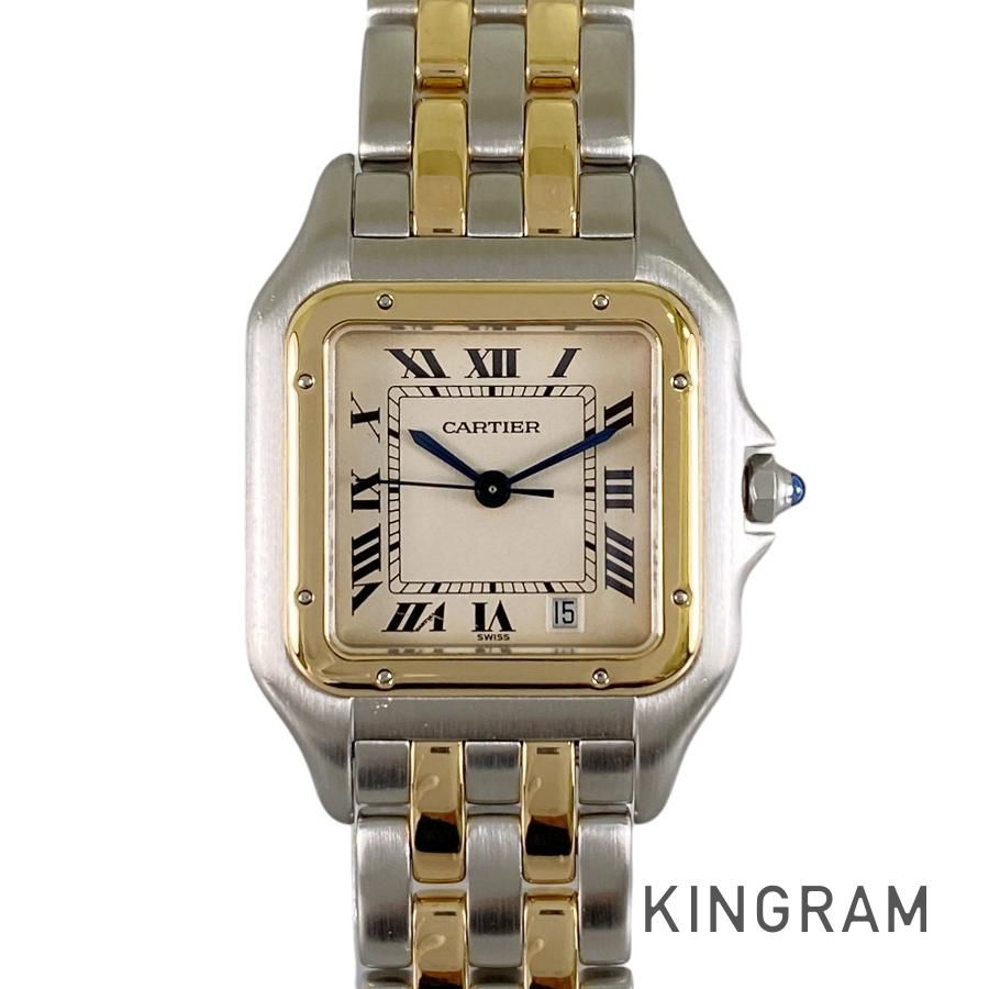 カルティエ Cartier パンテール MM 2ロウ 83083242 SS YG クォーツ ユニセックス 腕時計 ss【中古】