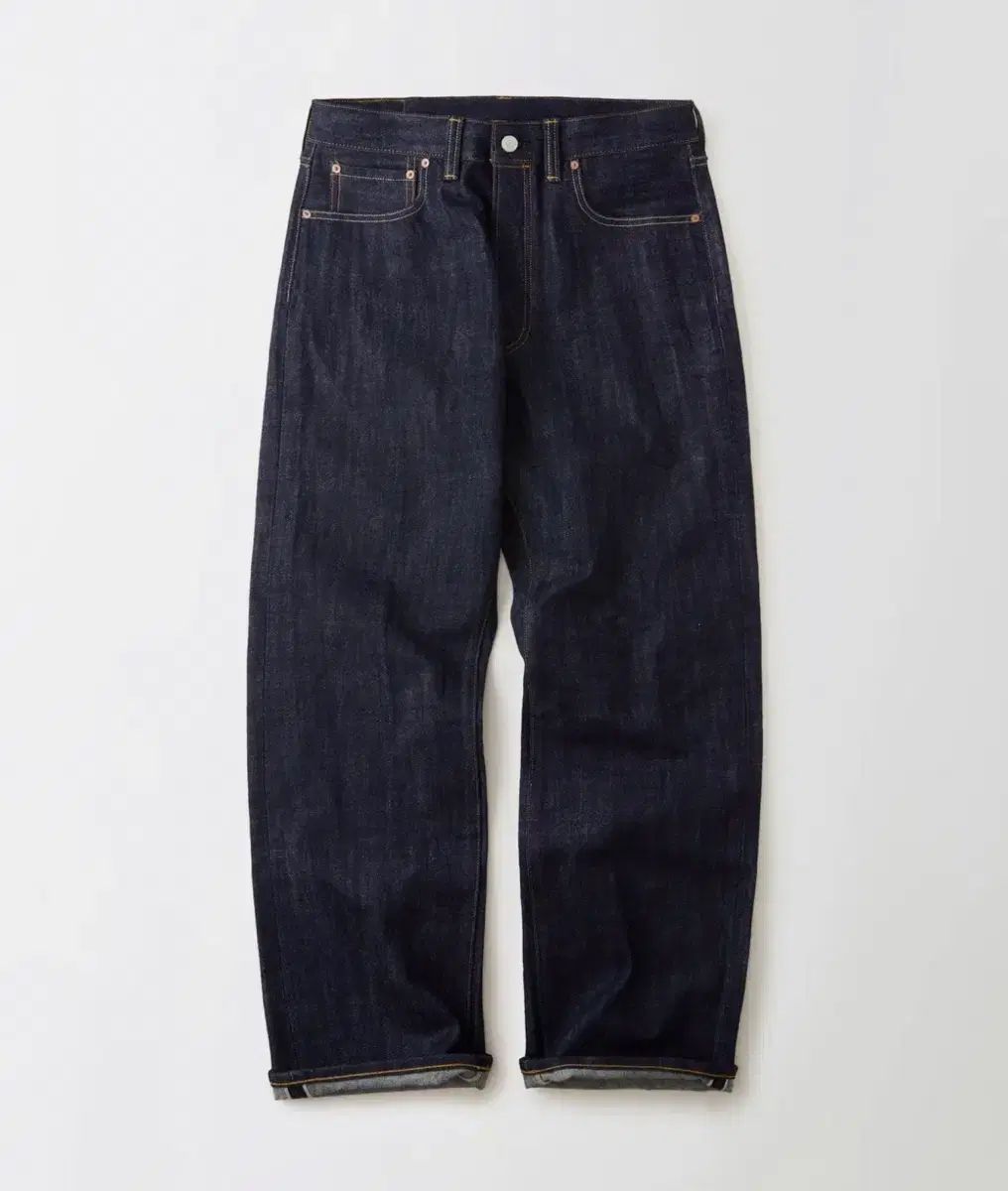 (M/32) OUTSTANDING アウトスタンディング 30S シンチバック セルビッジ デニム Indigo