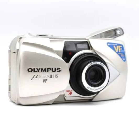 【動作ＯＫ】OLYMPUS μ [mju:] II 115 VF オリンパス コンパクトフィルムカメラ