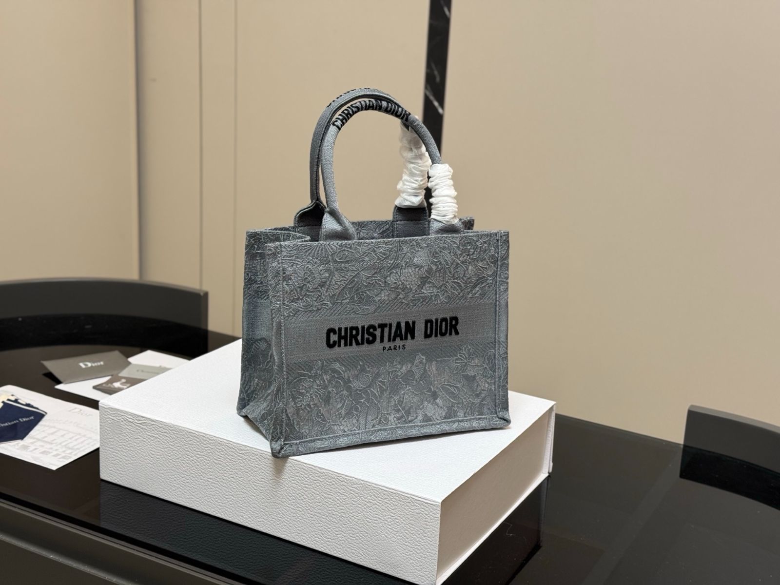 【今日特価】Dior Original Jacquard Book Tote ディオール オリジナル ジャカード ブック トート
