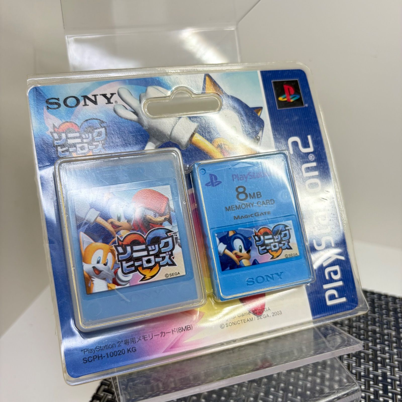 【動作確認済】PS2 プレイステーション2 メモリカード メモリーカード ソニックヒーローズ ケース付き