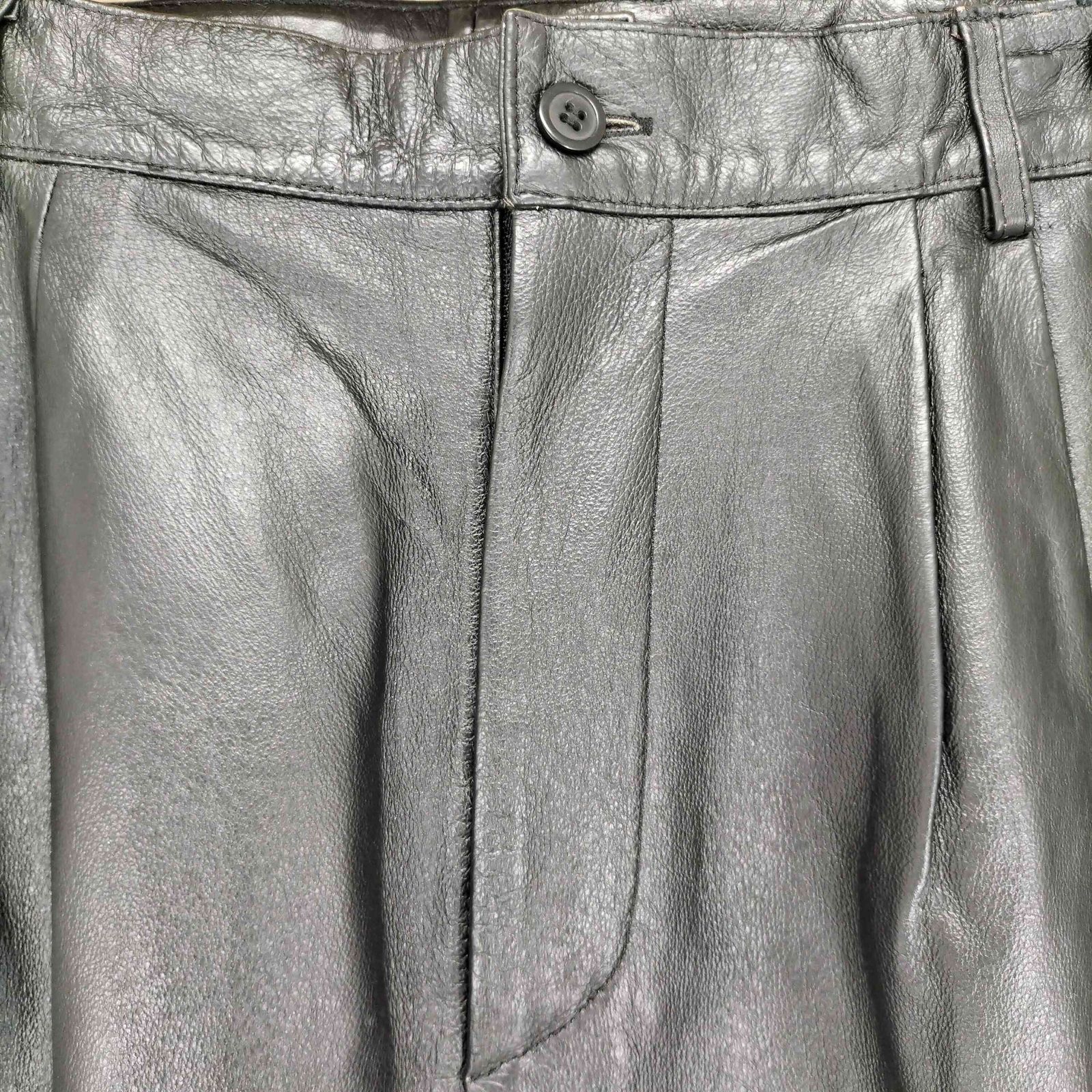 ユーズドフルギ USED古着 BONSKIP pig leather レザー ツータック