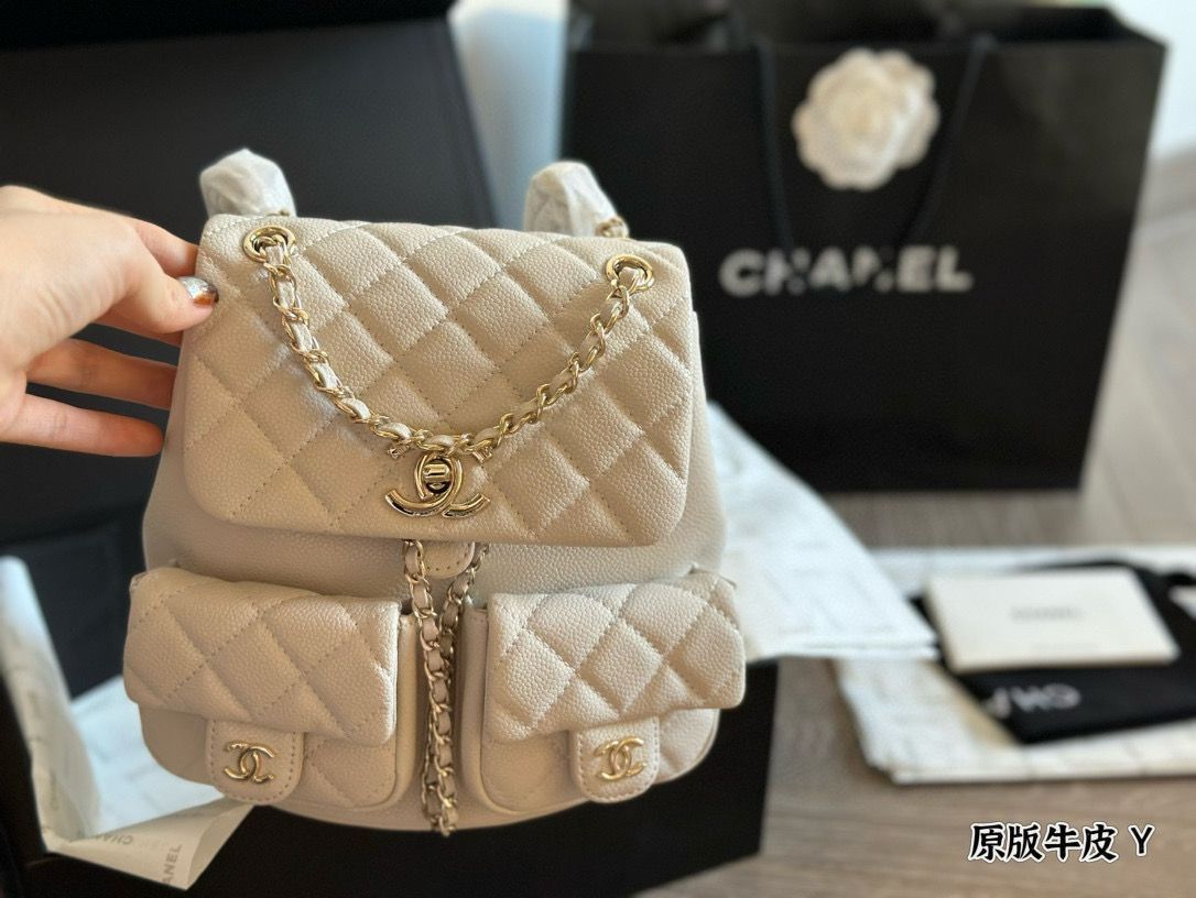 【今日特価】Chanel Duma Frog Backpack - シャネル デュマ フロッグ バックパック-MM輸入2