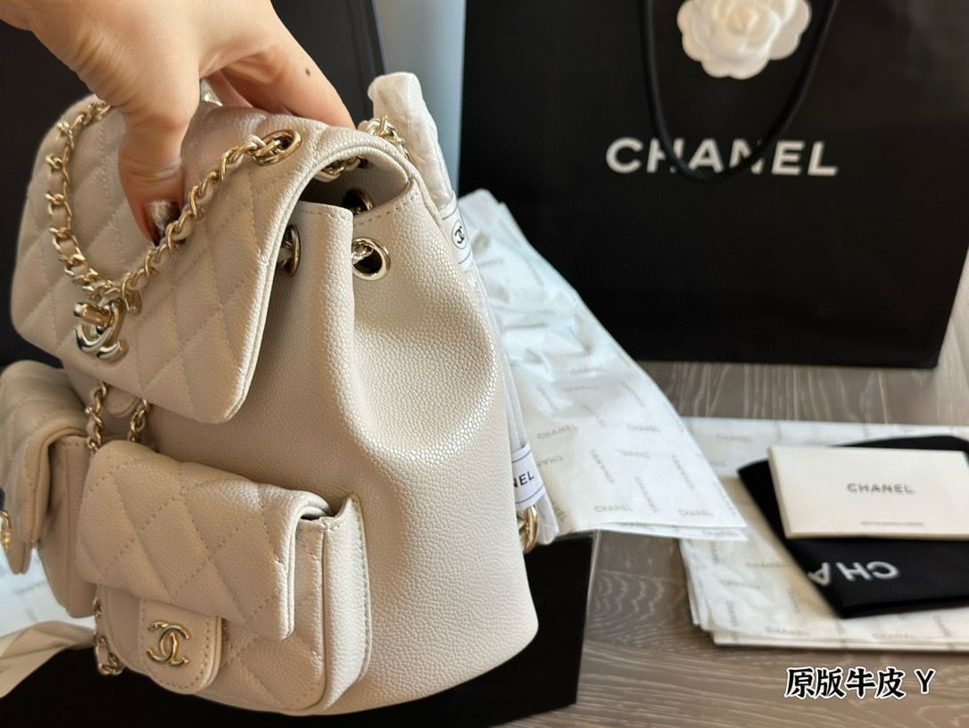 【今日特価】Chanel Duma Frog Backpack - シャネル デュマ フロッグ バックパック-MM輸入2