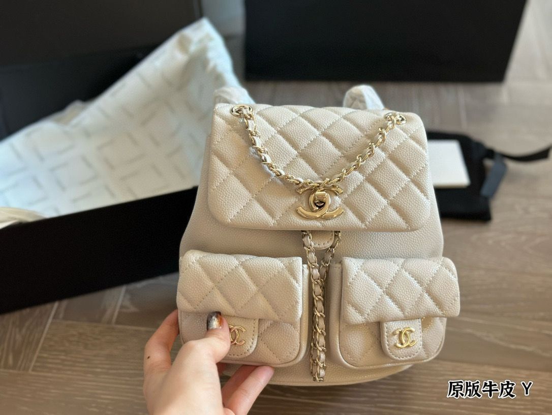 【今日特価】Chanel Duma Frog Backpack - シャネル デュマ フロッグ バックパック-MM輸入2