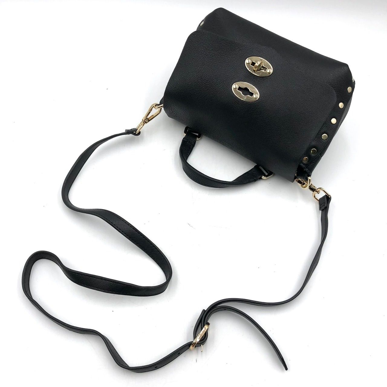 ZANELLATO (ザネラート) 2WAY レザー ショルダーバッグ ザネラート ZANELLATO 2way ハンドバッグ ショルダー レザー 黒 - メルカリ
