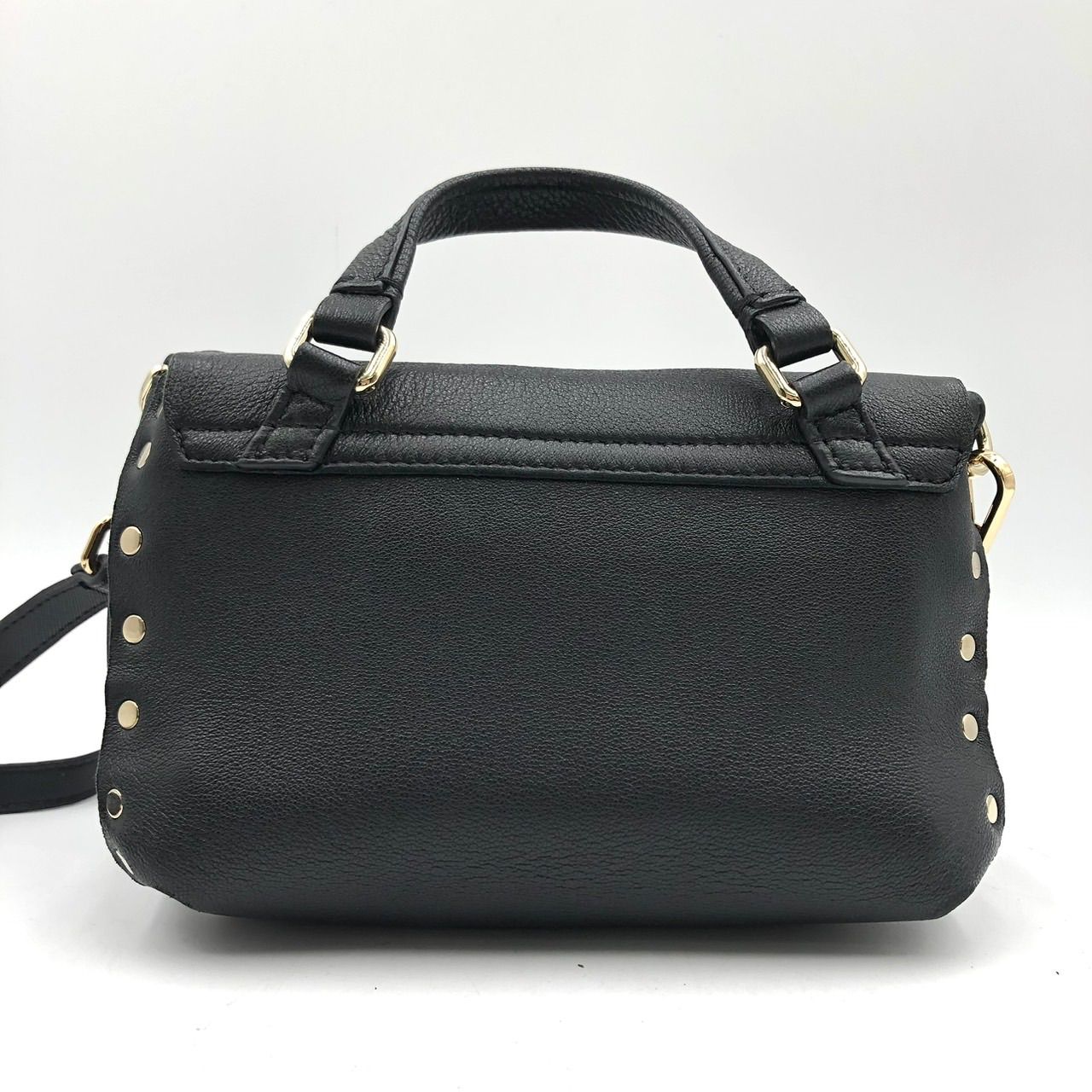 ザネラート ZANELLATO 2way ハンドバッグ ショルダー レザー 黒 - メルカリ