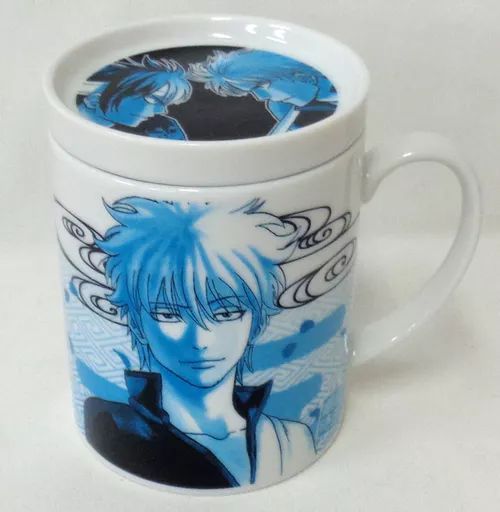 【中古】マグカップ・湯のみ(キャラクター) 坂田銀時＆高杉晋助 フタ付きマグカップ 「銀魂」 ジャンプフェスタ2018グッズ