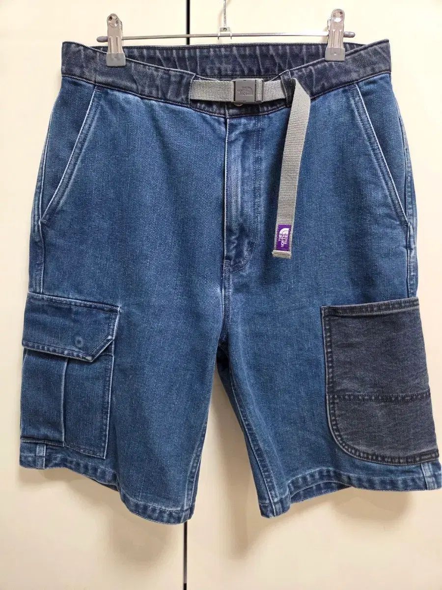 30 nanamica（ナナミカ）× THE NORTH FACE（ザ・ノース・フェイス） PURPLE LABEL（パープルレーベル） デニム ハーフパンツ