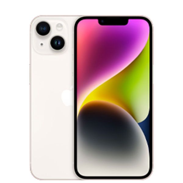 バッテリー90%以上 【中古】 iPhone14 128GB スターライト SIMフリー 本体 Aランク スマホ アイフォン アップル apple 【送料無料】 ip14mtm2263b
