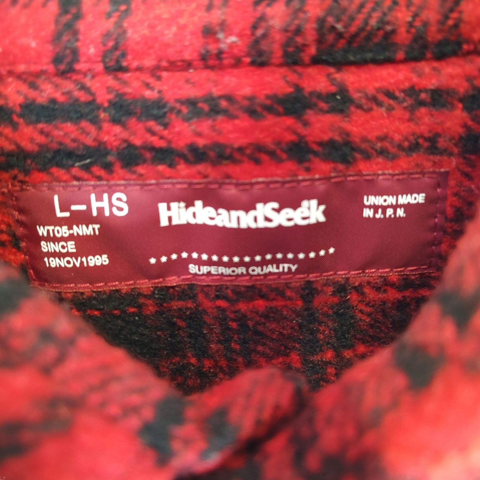 出品専用 HIDE AND SEEK ハイドアンドシーク 24AW Check Shirt Jacket チェック