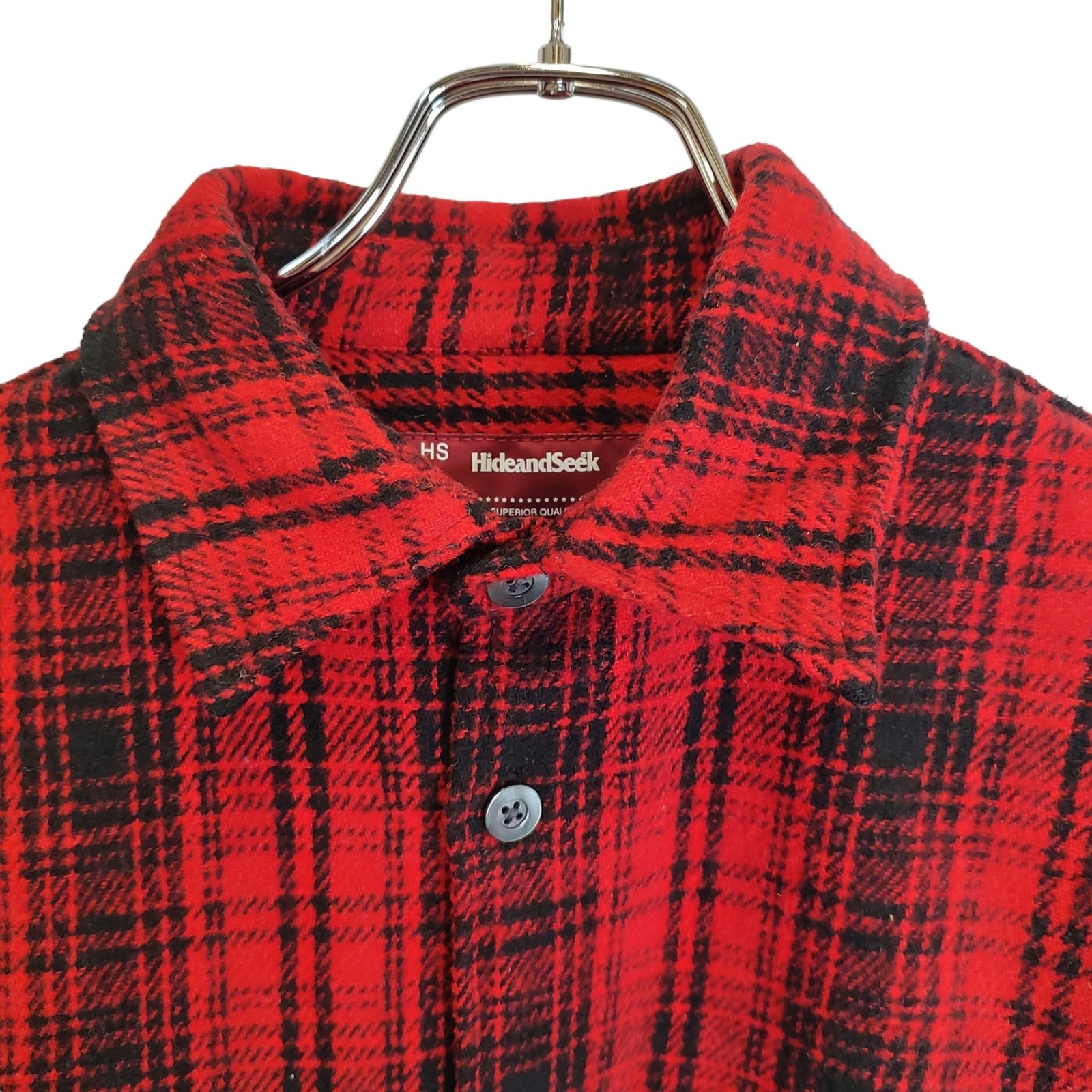 HIDE AND SEEK ハイドアンドシーク 24AW Check Shirt Jacket チェック