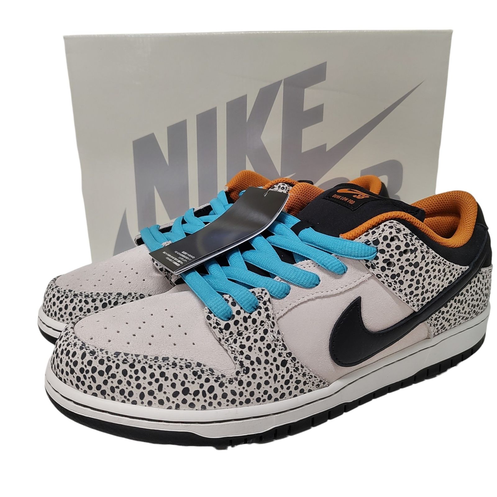 NIKE ナイキ SB Dunk Low Pro Electric Safari Phantom and Black SB