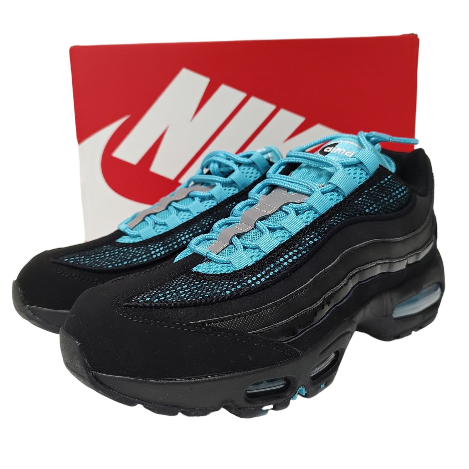 NIKE ナイキ Air Max 95 Bb Qs ビッグ バブル スニーカー IM4691 001 27.5 ブラック/ブルー メンズ 18,750円