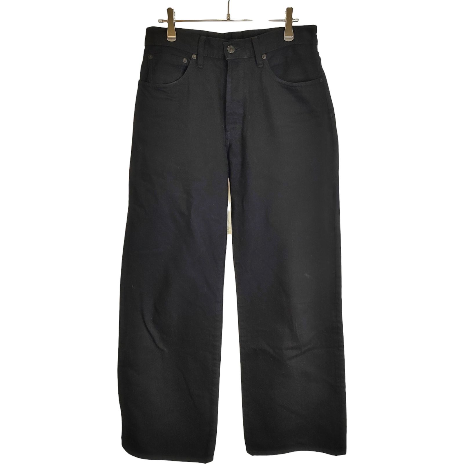 MINEDENIM マインデニム Straight Denim Pants ストレート デニムパンツ FPK106BL-99-302-4 7 ブラック メンズ