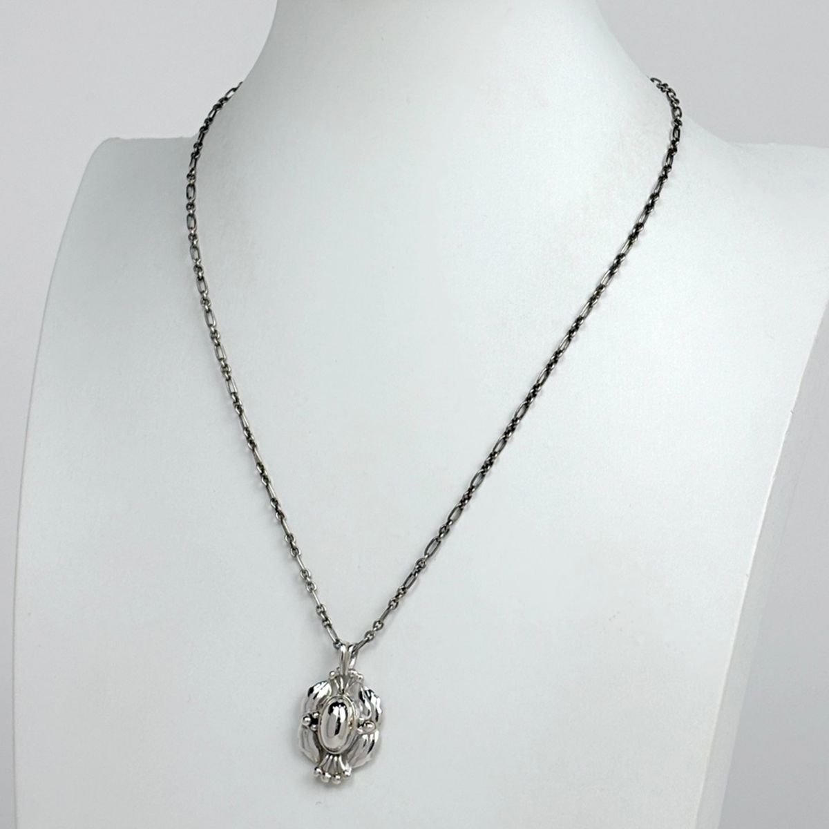   ジョージ ジェンセン /ヘマタイトシルバー ネックレス ジョージジェンセン Georg Jensen ネックレス 2000 ヘマタイト