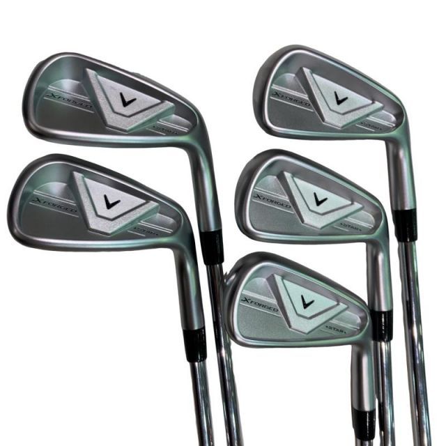 【中古】 キャロウェイ X FORGED STAR(2026) 5S アイアンセット IR 純正特注シャフト (フレックスS) メンズ 男性用 右利き 右用 Bランク ゴルフクラブ
