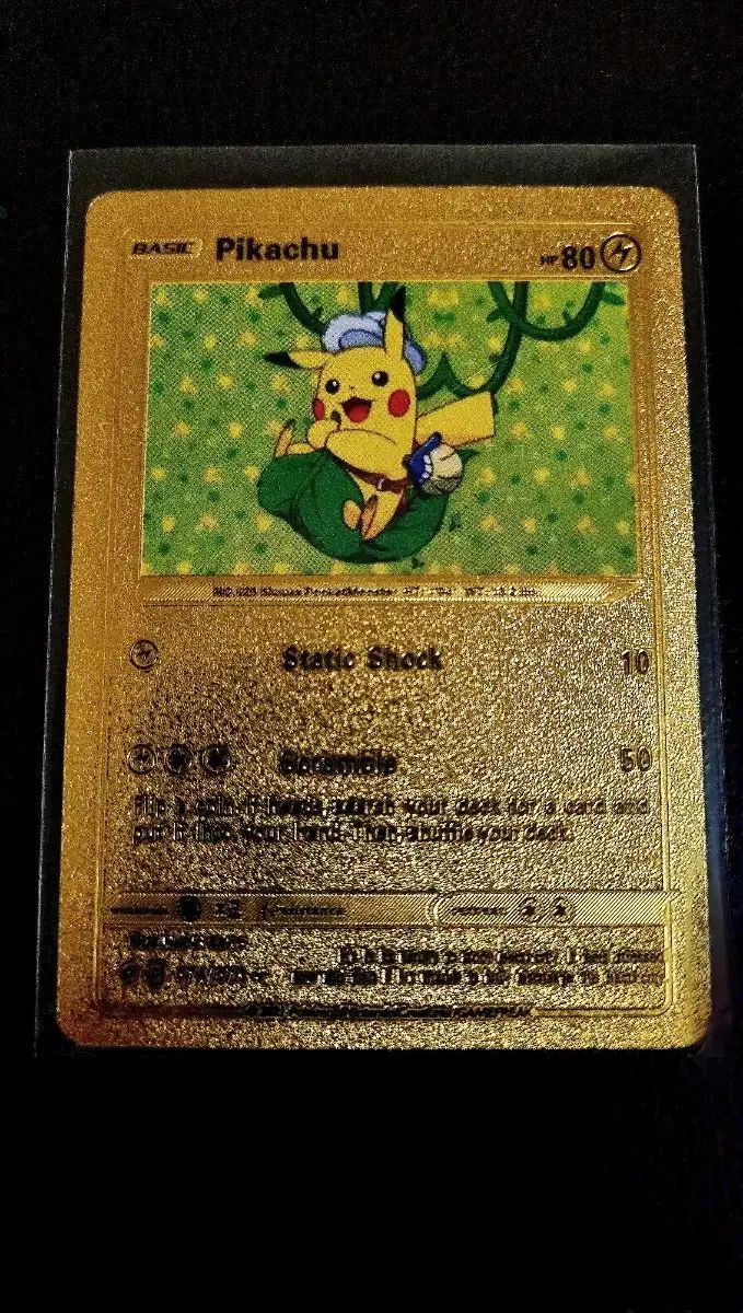 ポケモンカード 北米版 金ピカチュウ