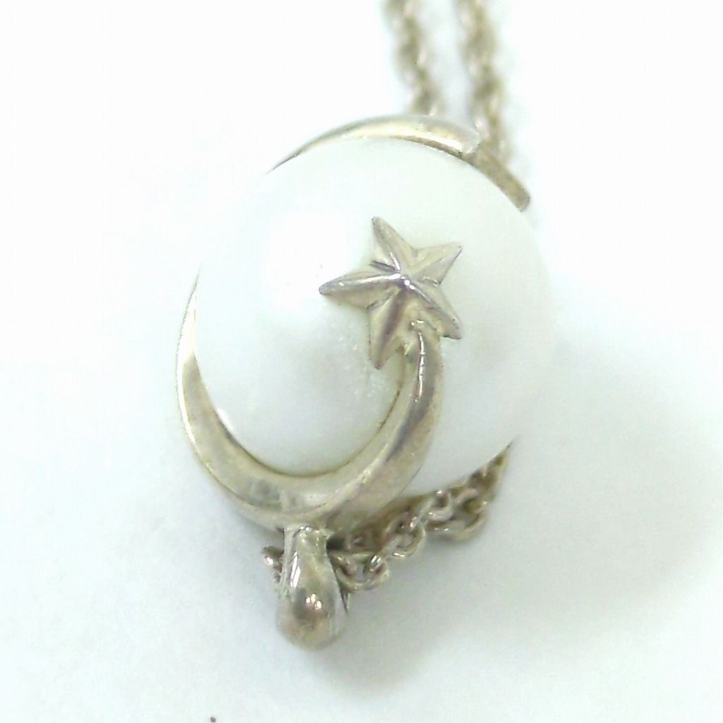 STAR JEWELRY スタージュエリー パールムーン ネックレス SV925 - メルカリ