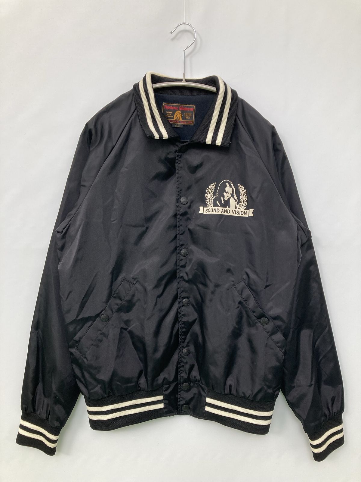 HYSTERIC GLAMOUR ヒステリックグラマー スタジャン S ブラック