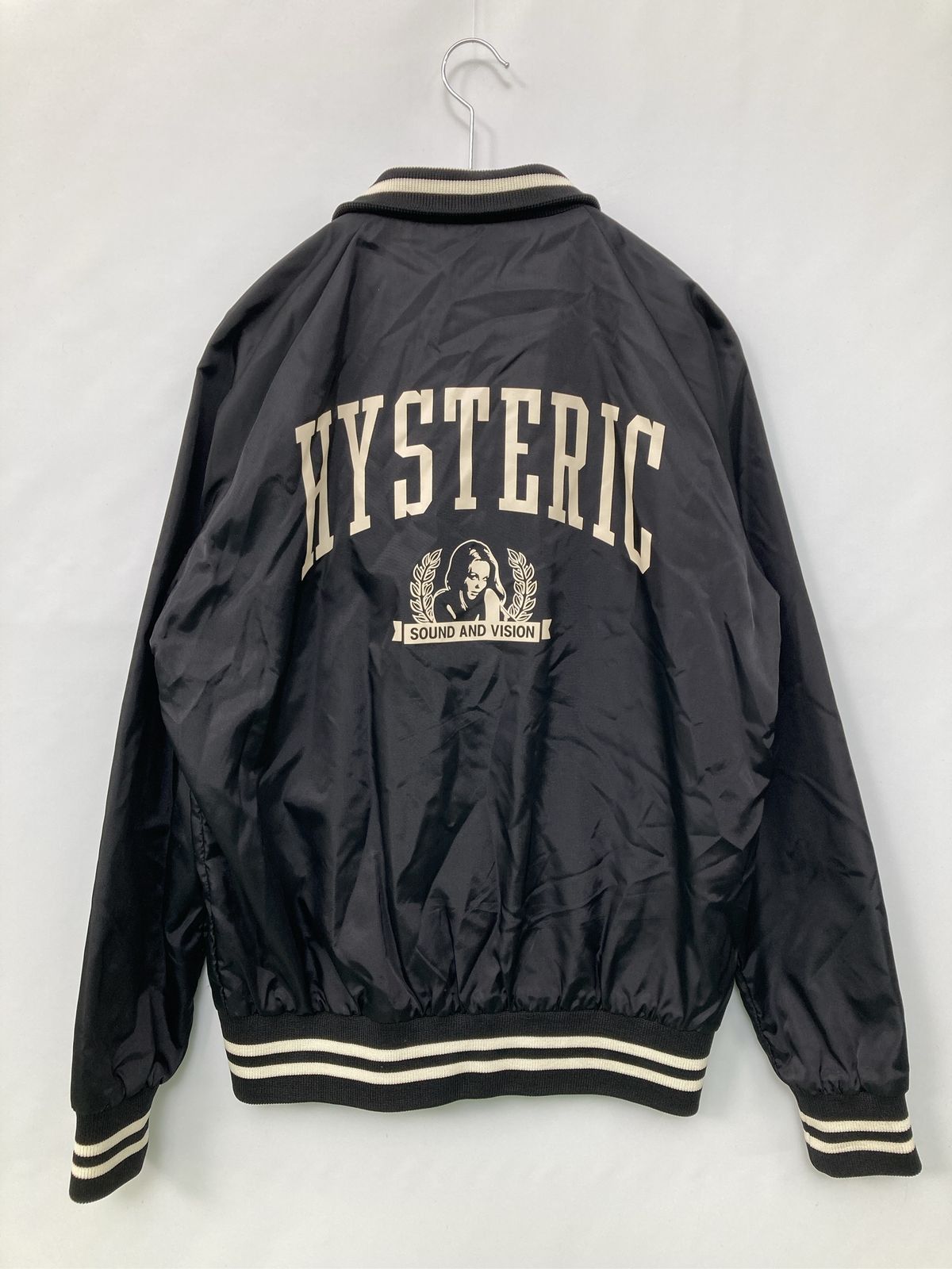 HYSTERIC GLAMOUR ヒステリックグラマー スタジャン S ブラック
