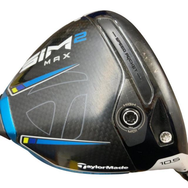 【中古】 テーラーメイド SIM2 MAX 10.5° ドライバー DR TENSEI BLUE TM50(SIM2 DR) (フレックスS) メンズ 男性用 右利き 右用 Cランク ゴルフクラブ