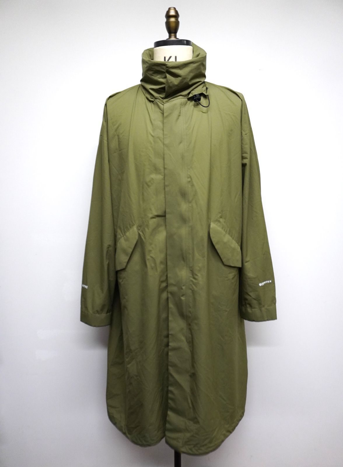 ◇HYKE メンズ モッズコート オリーブカラー パーテックス 美品 - メルカリ