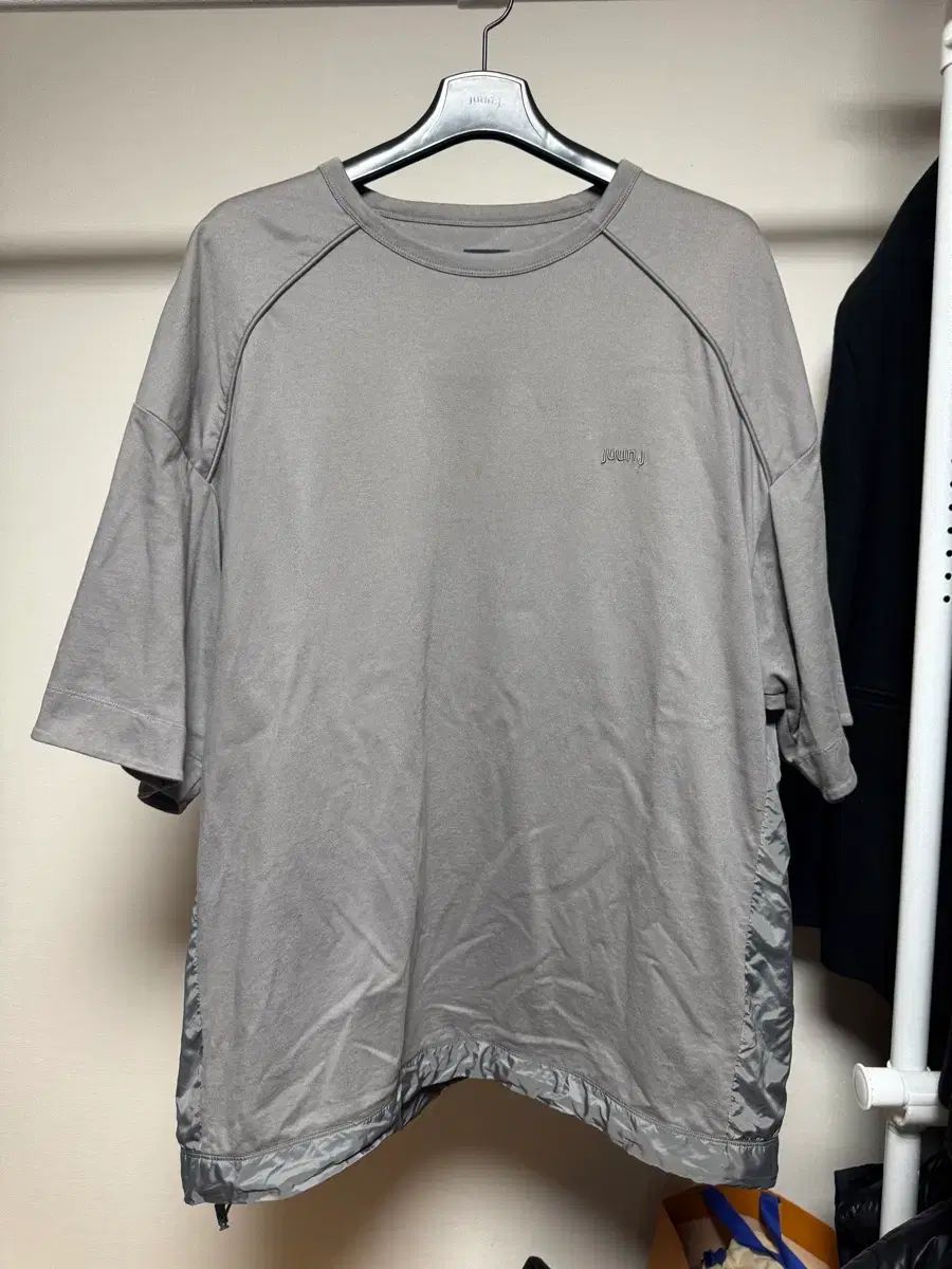 ジュンジェイ 23ss ナイロンバイカラー Tシャツ XL 出品