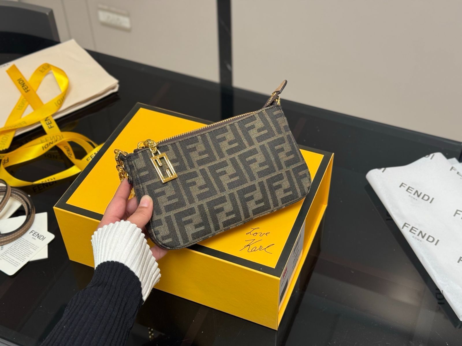 【今日特価】Fendi Mahjong Bag・フェンディ マージャン バッグ-WTO輸入3