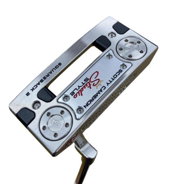 【中古】 タイトリスト SCOTTY CAMERON STUDIO STYLE SQUAREBACK 2(2025) 34インチ パター PT スチール (フレックスその他) メンズ 男性用 右利き 右用 Bランク ゴルフクラブ