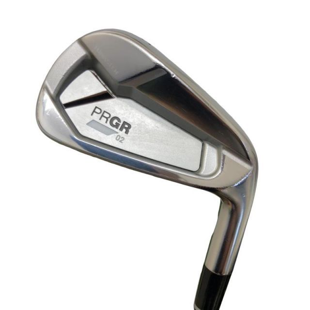 【中古】 プロギア PRGR 02(2023) #5 単品アイアン LI Diamana FOR PRGR(2023 IR) (フレックスSR) メンズ 男性用 右利き 右用 Cランク ゴルフクラブ