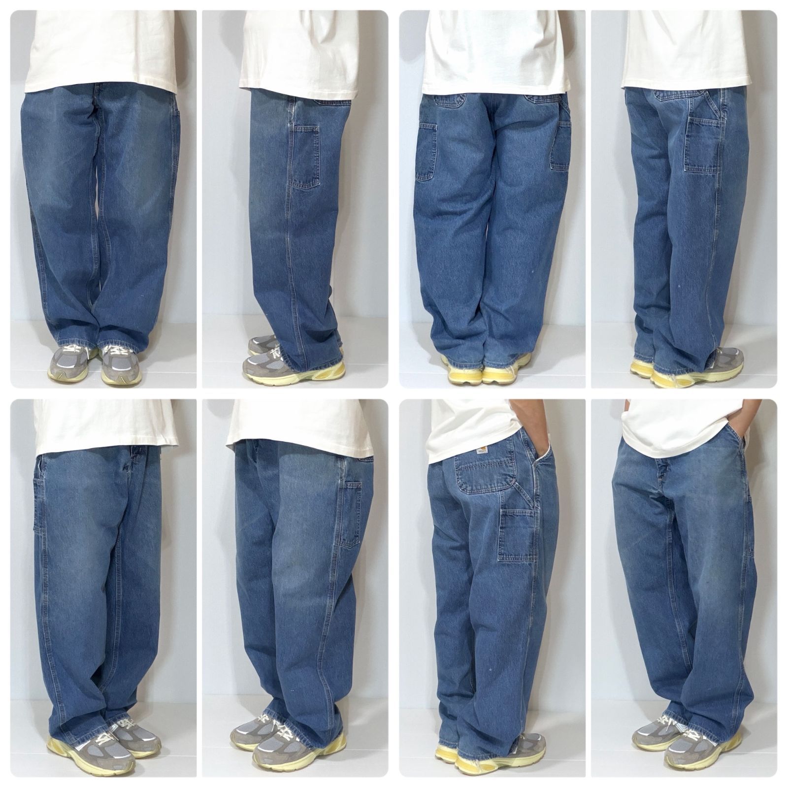 US企画 極太 Carhartt FRB13 DNM カーハート シングルニー FR デニム