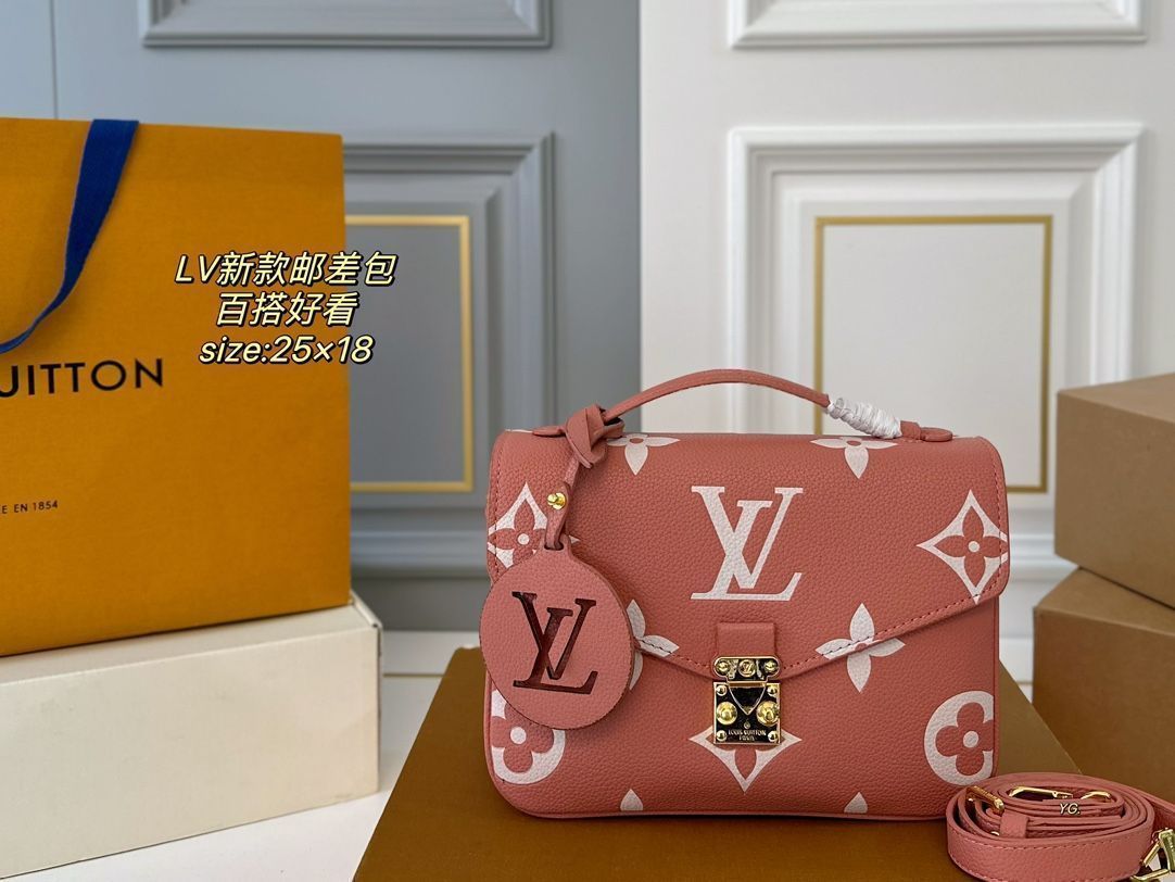 LVルイヴィトンの新作郵便配達バッグ、ハンドバッグ、カメラバッグ