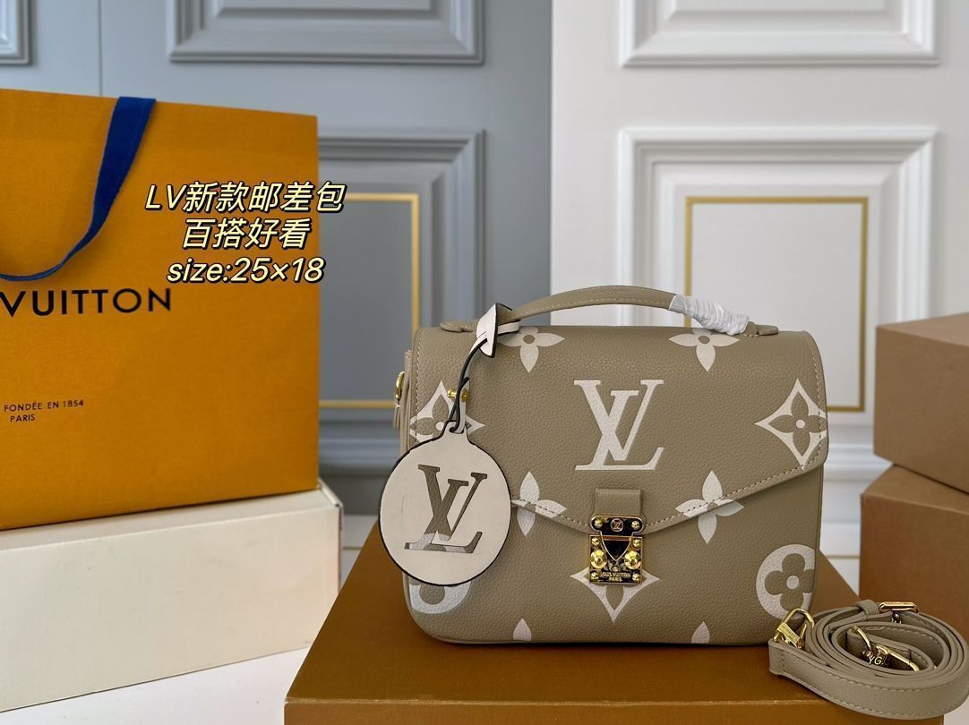 LVルイヴィトンの新作郵便配達バッグ、ハンドバッグ、カメラバッグ
