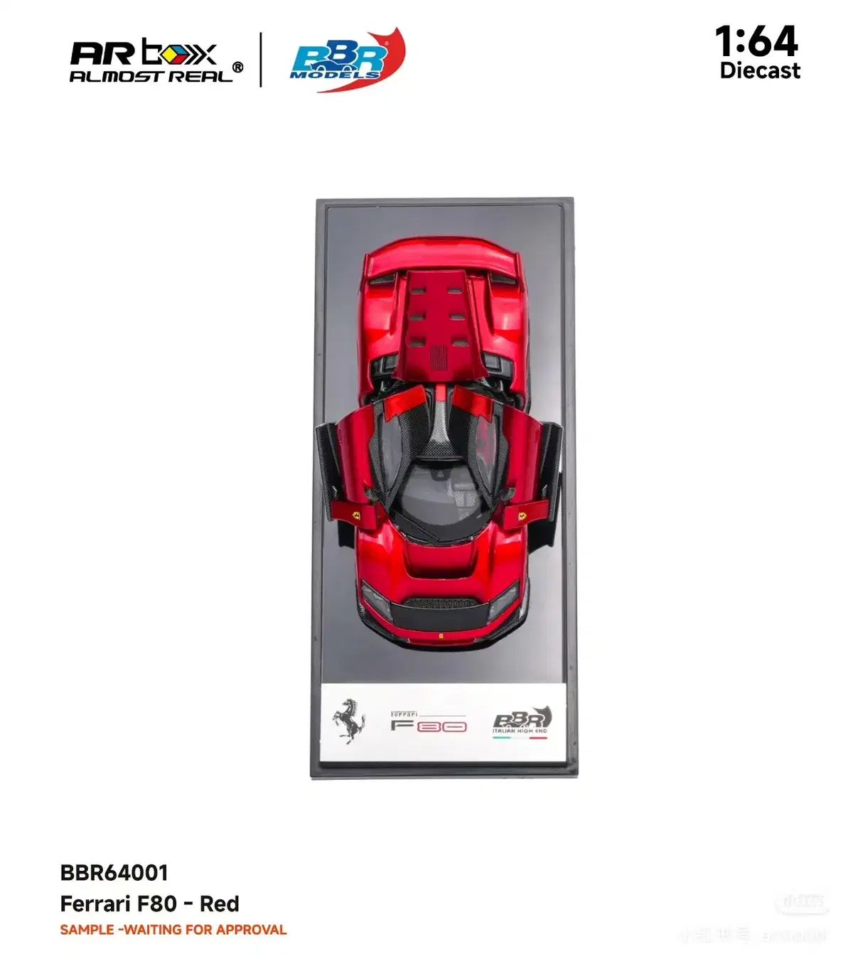1:64 AR Box (オールモスト・リー・フェラーリ) x BBR Ferrari F80