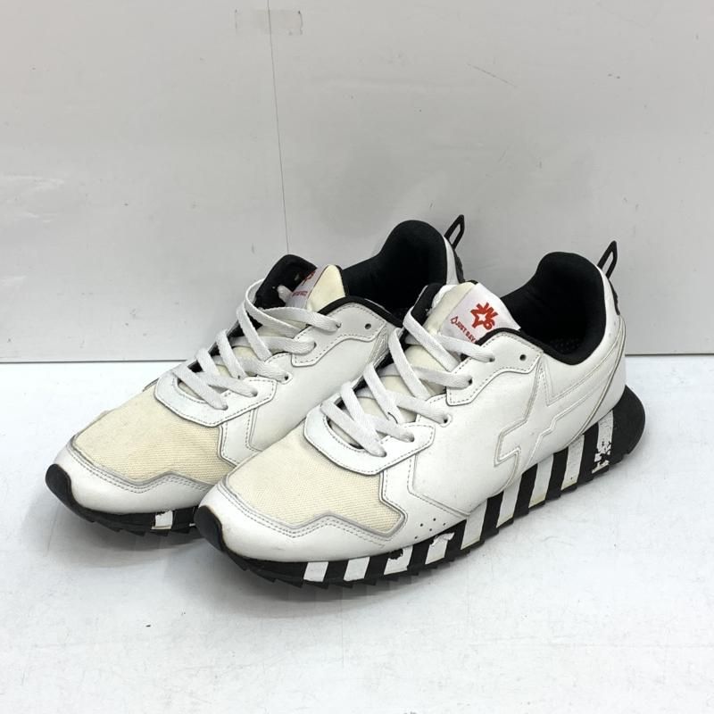 中古】 W6YZ ローカットスニーカー 26.5cm ホワイト×ブラック ウィズ