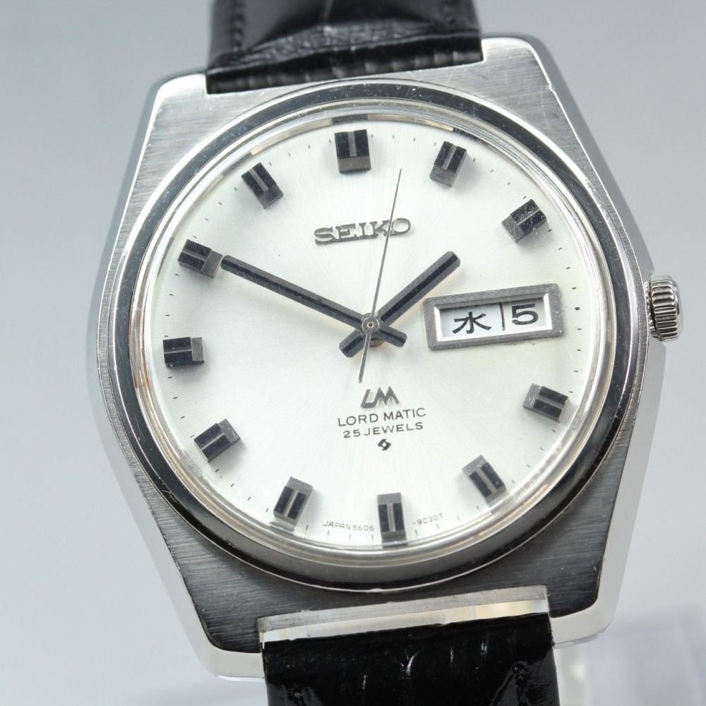 【稼働品】 SEIKO ロードマチック 5606-9020 シルバー シルバー 自動巻き メンズ 腕時計 1969年製 #16235