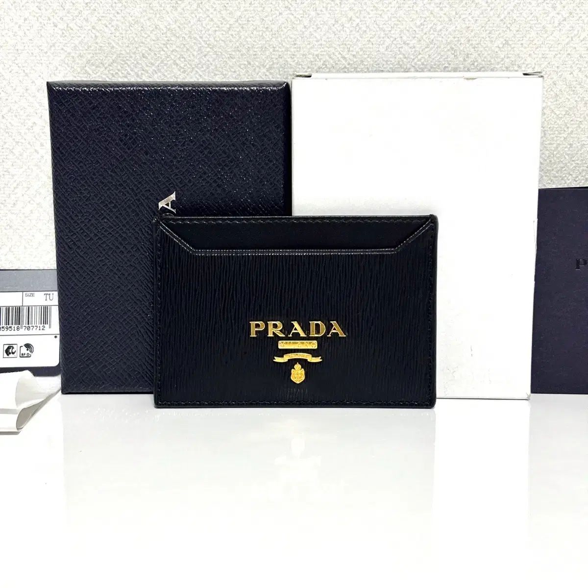 N級/正規品 PRADA プラダ ヴィテロ ロゴ カードウォレット