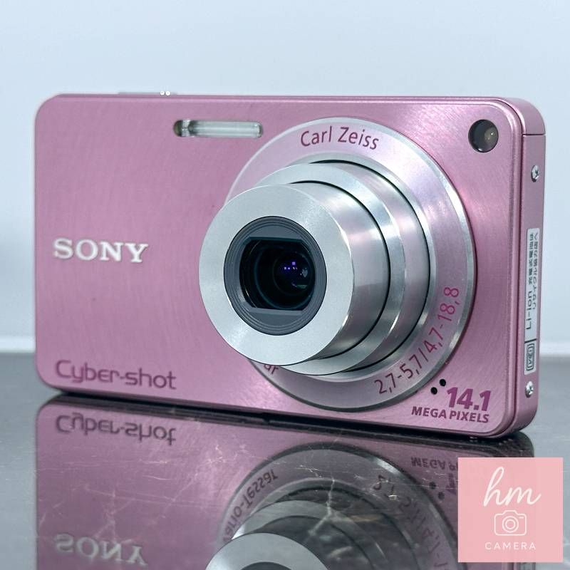 [Good Condition] SONY Cyber-shot DSC-W350 Pink 14.1 Million Pixel Optical 4x Zoom Wide Angle 26mm Super HAD CCD Optical Image Stabilization Compact Digital Camera Sony Cyber-shot